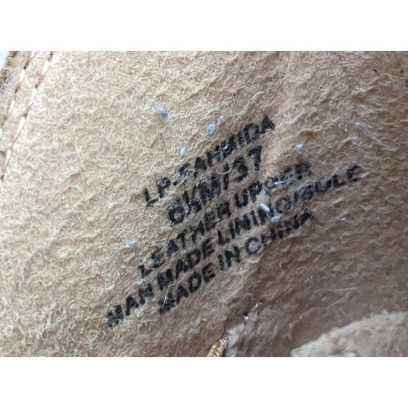 Lucky Brand Fahmida Ankle Bootie Boot Tan Suede Leather Womens 6.5 - Picture 8 of 8